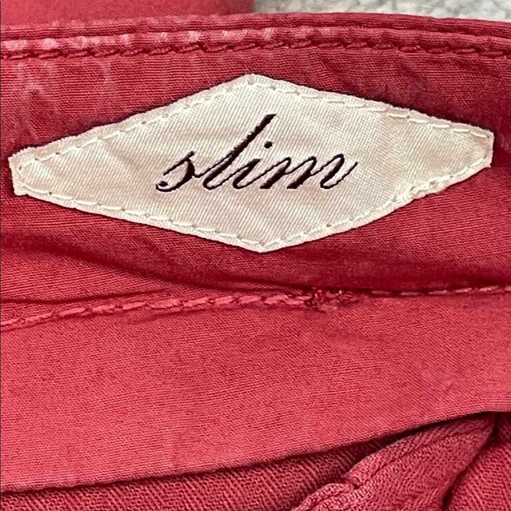 NWT Briglia 1949 Italian Tailored Chino Pants Faded Red Terracotta - Picture 13 of 16